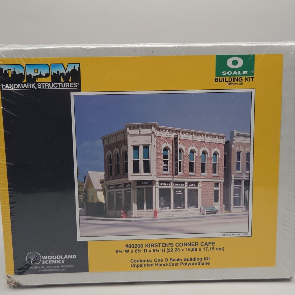 Design Preservation Models O Scale #802 Kirsten's Corner Cafe Sealed